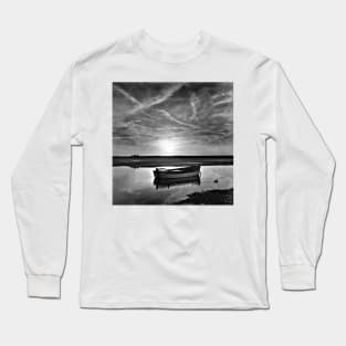 High tide at Burnham Overy Staithe, Norfolk, UK Long Sleeve T-Shirt